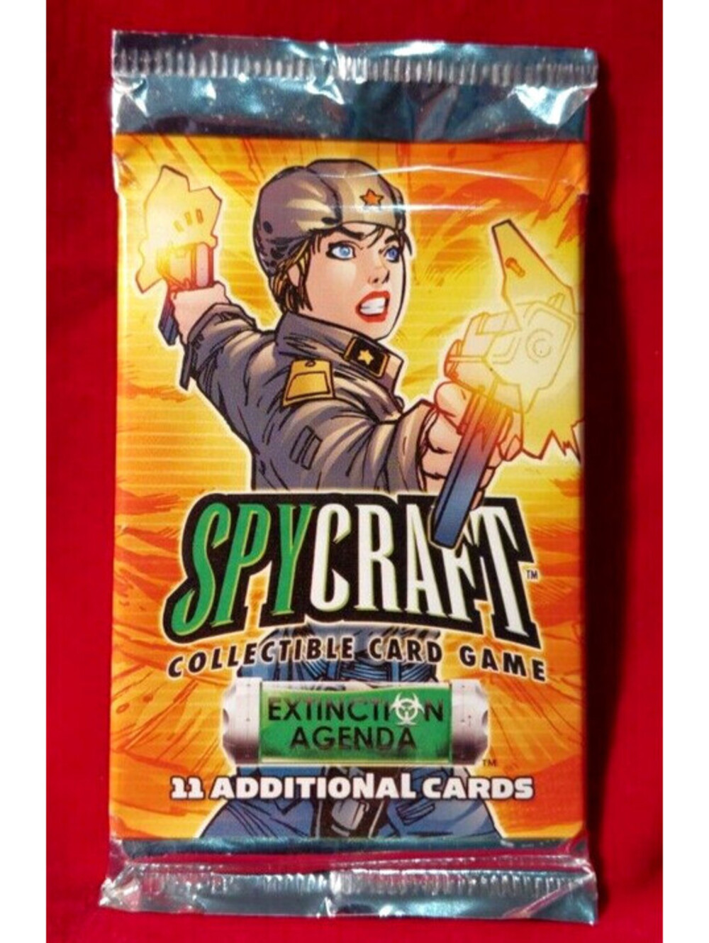 SPYCRAFT Extinction Agenda CCG AEG 11 Card Booster Pack 2004 New Sealed